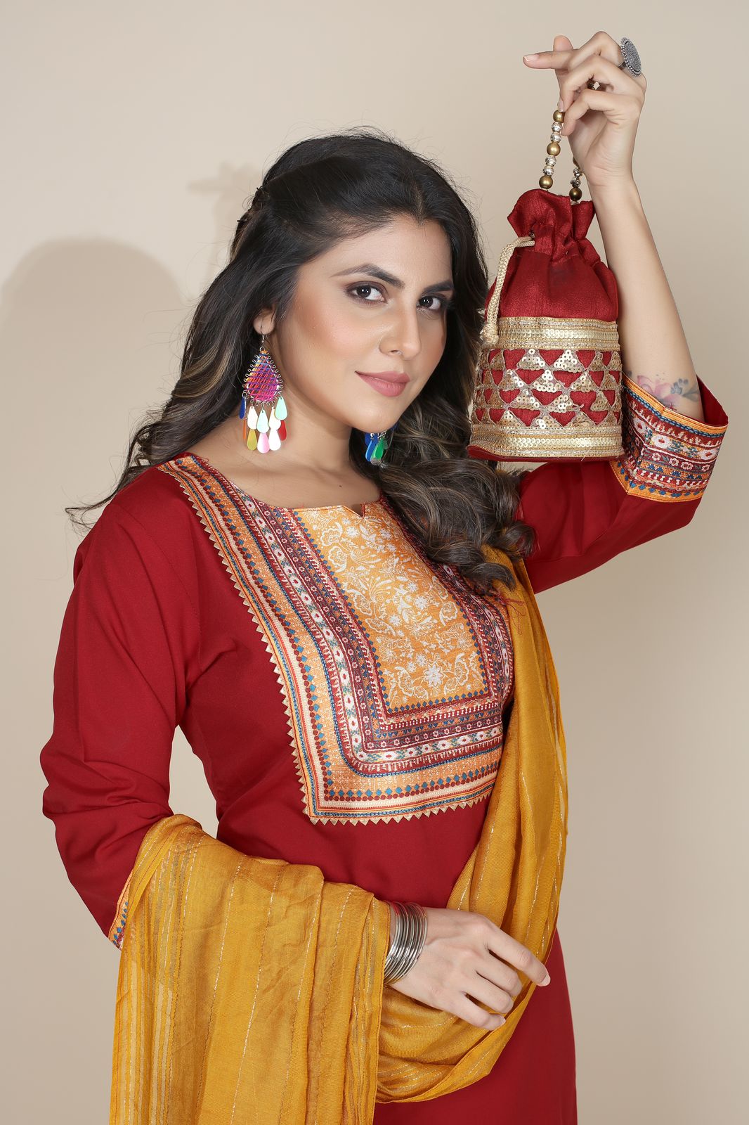 Pooja Plus 2 By Seamore Best Kurti With Bottom Dupatta Wholesale Shop In Surat